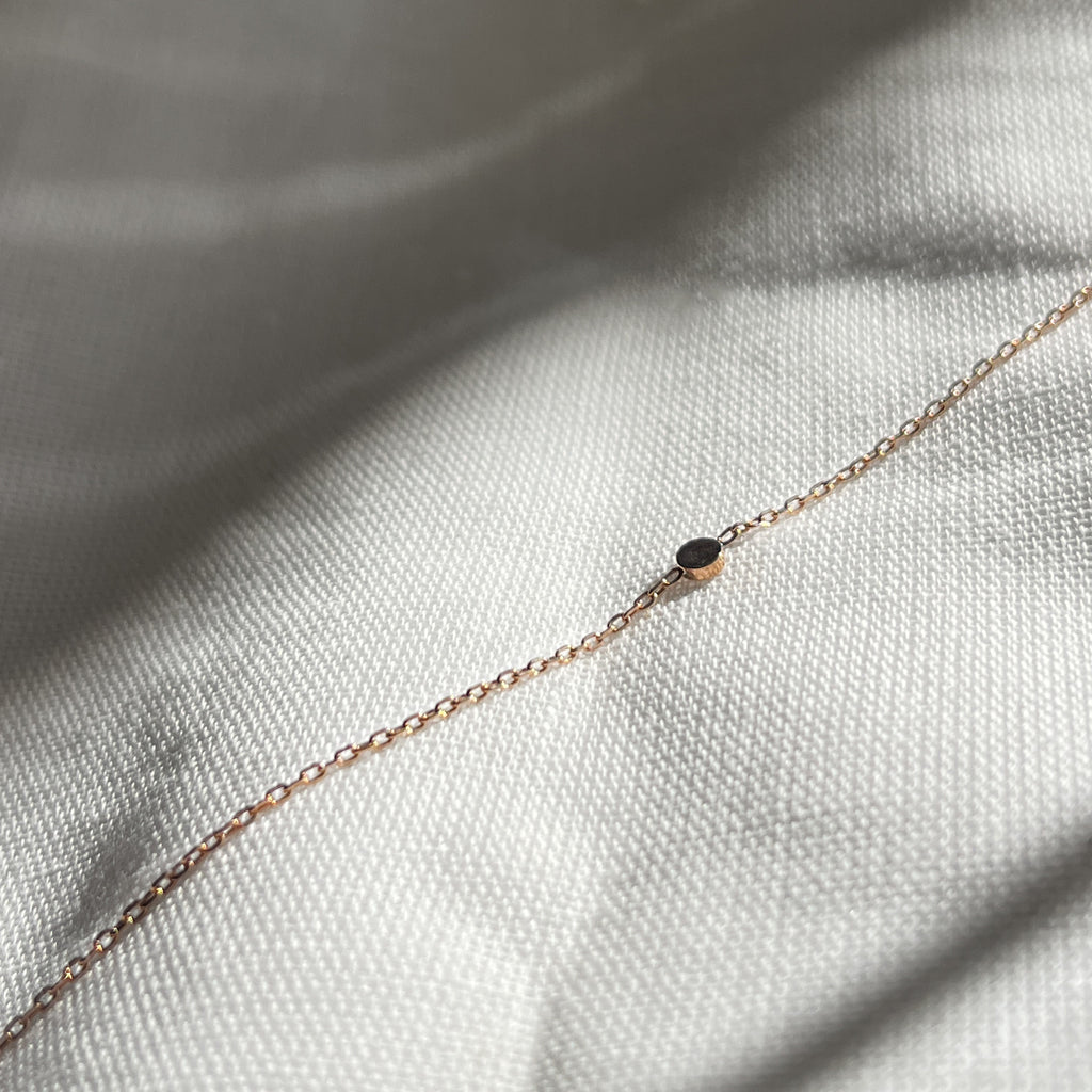 Rosaforgyldt Mini Plade Armbånd