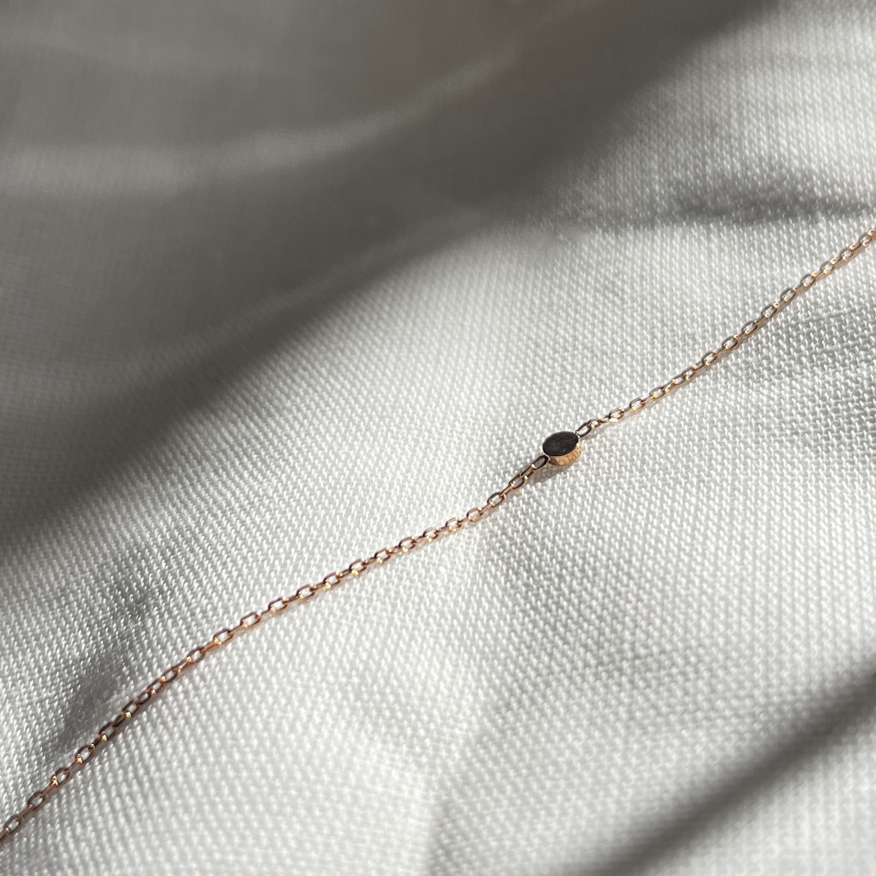 Rosaforgyldt Mini Plade Armbånd