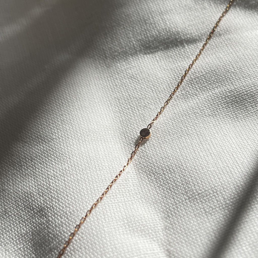 Rosaforgyldt Mini Plade Armbånd