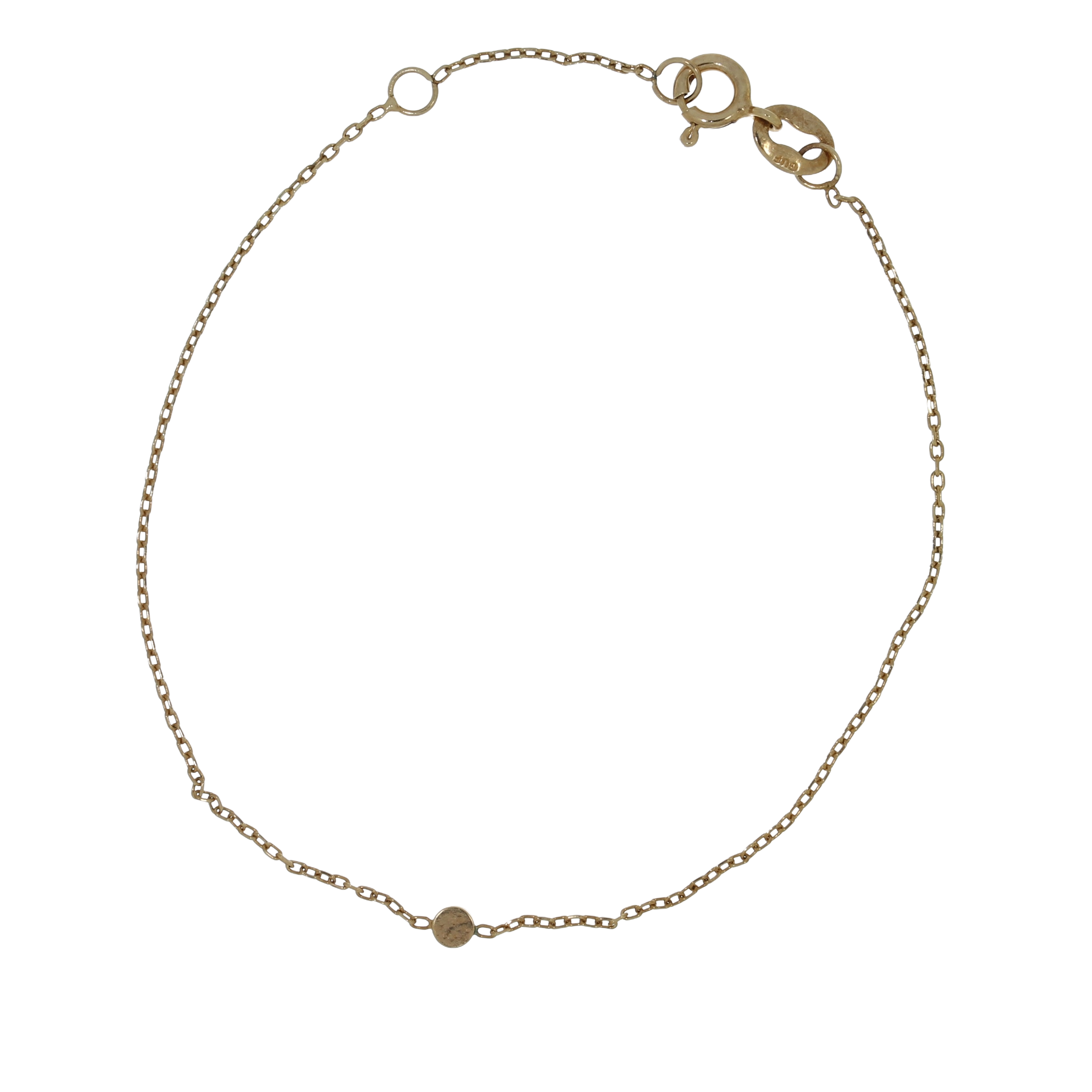 Rosaforgyldt Mini Plade Armbånd