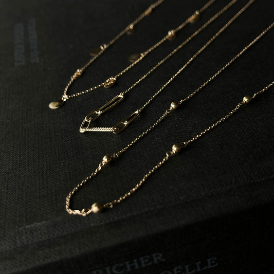 9 Karat Kugle Kæde