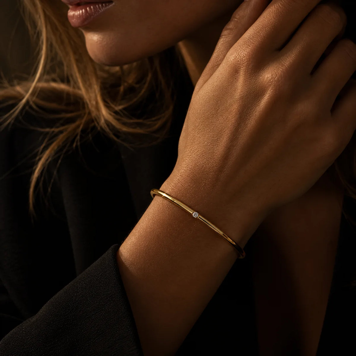 14 Karat Brillant Armring