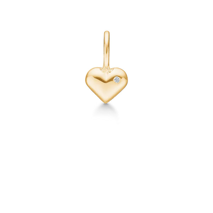 Symbols My Heart vedhæng - 18kt Rødguld