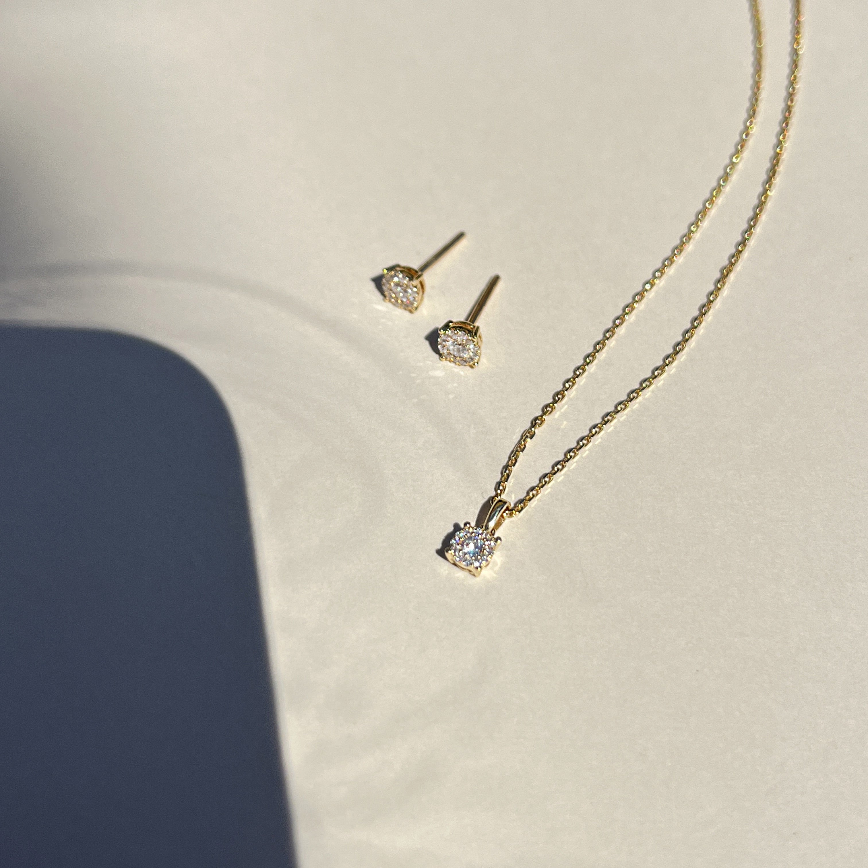 14 Karat Brillant Pavé Vedhæng