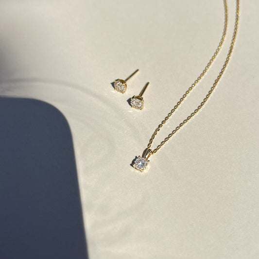 14 Karat Brillant Pavé Vedhæng