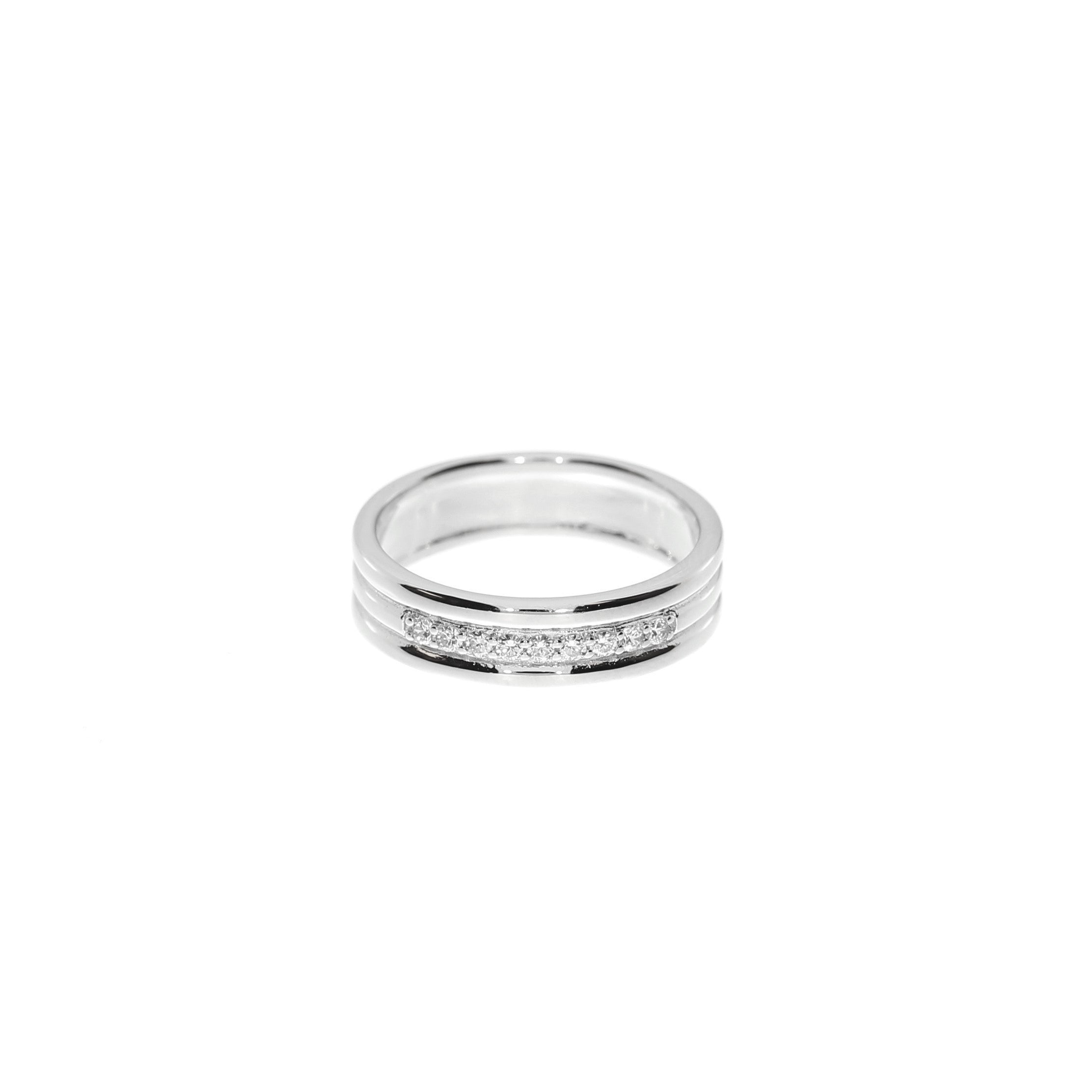 Sølv Tre-i-en Ring