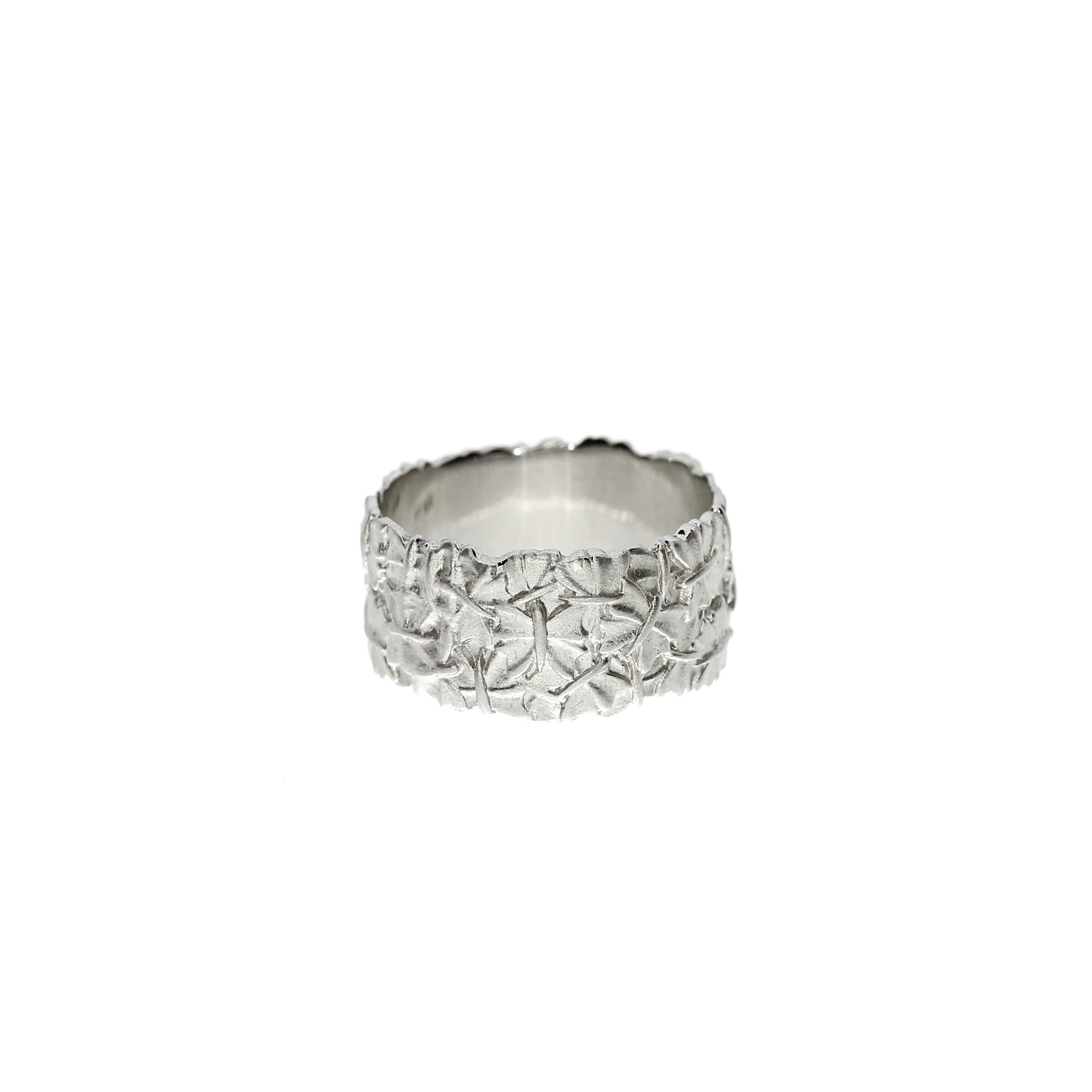 Sølv Blomster Ring