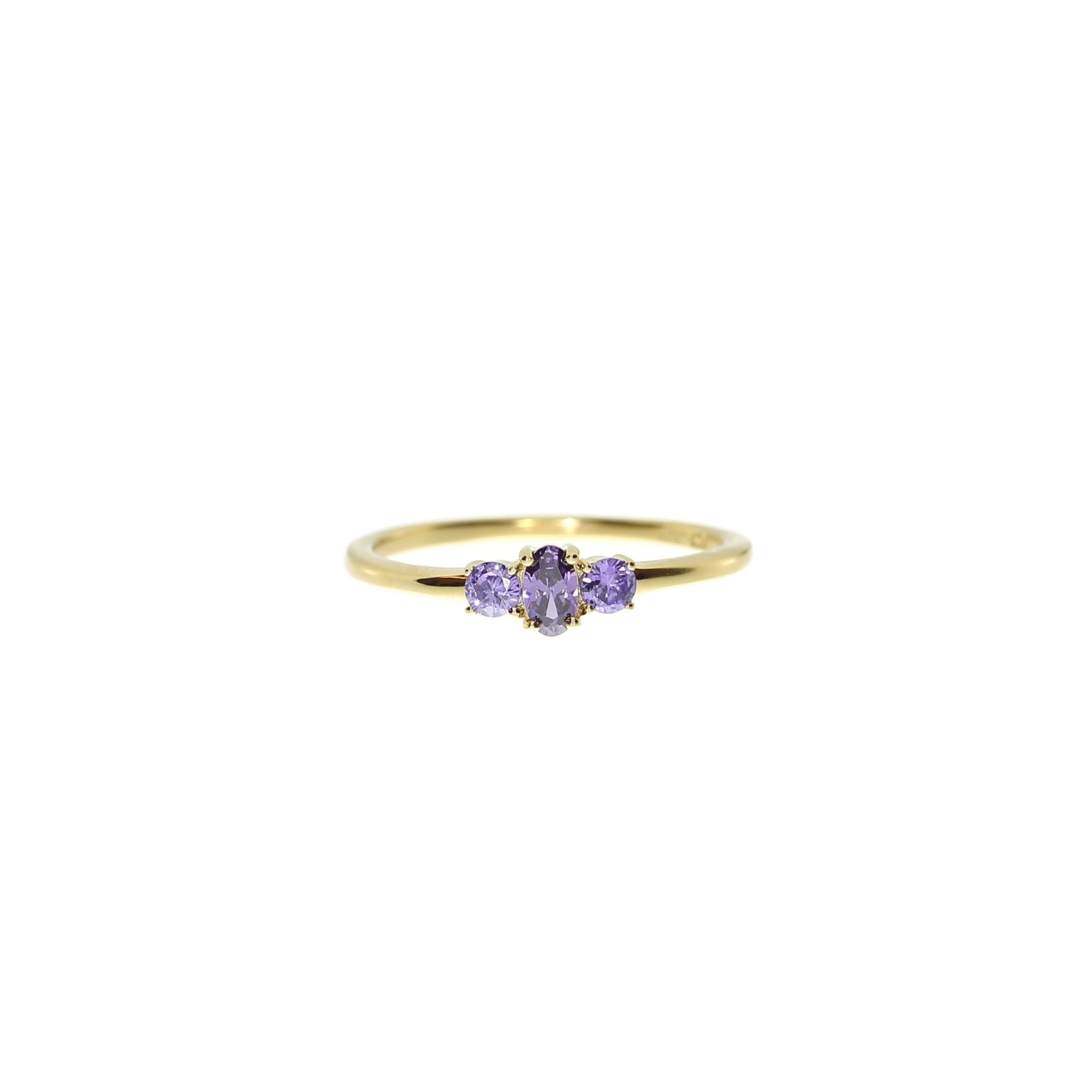 Forgyldt Lilla Tidens Ring