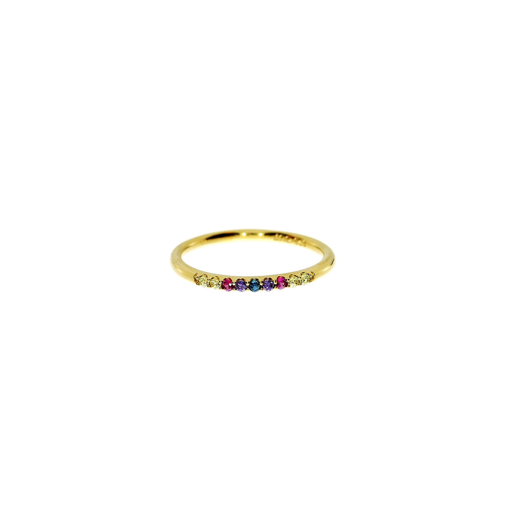 Forgyldt Multicolor Ring
