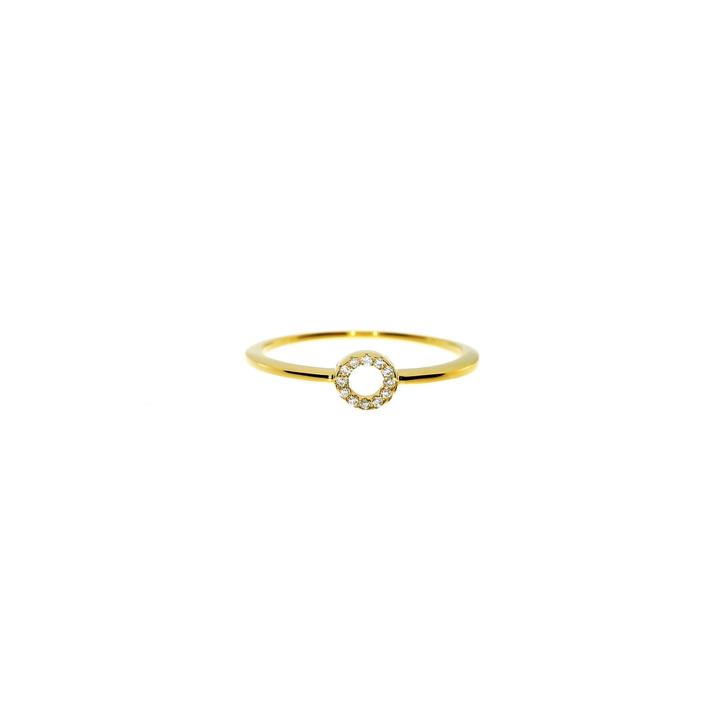 Forgyldt Cirkelring Mini