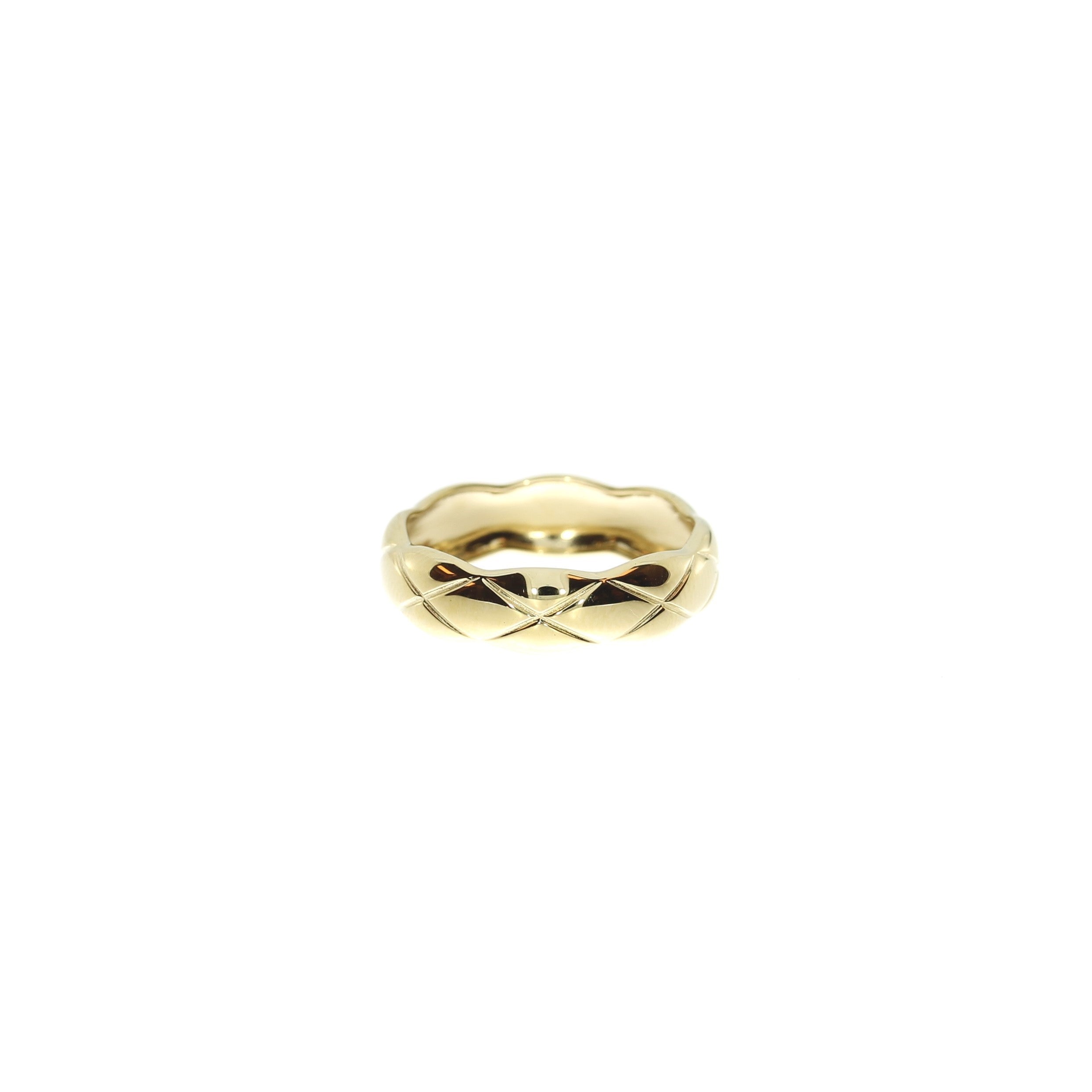 Forgyldt Elegant Stribet Ring