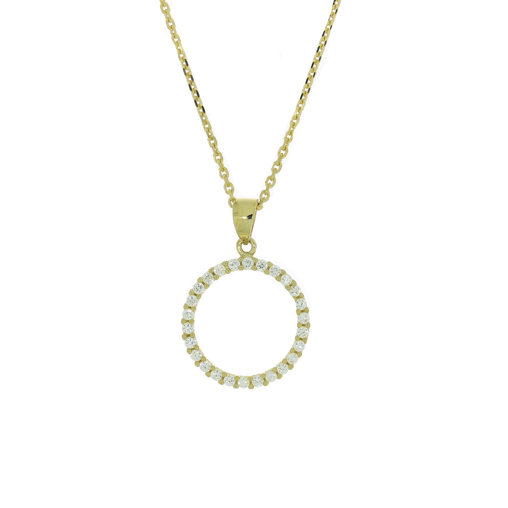 9 Karat Cirkel Vedhæng