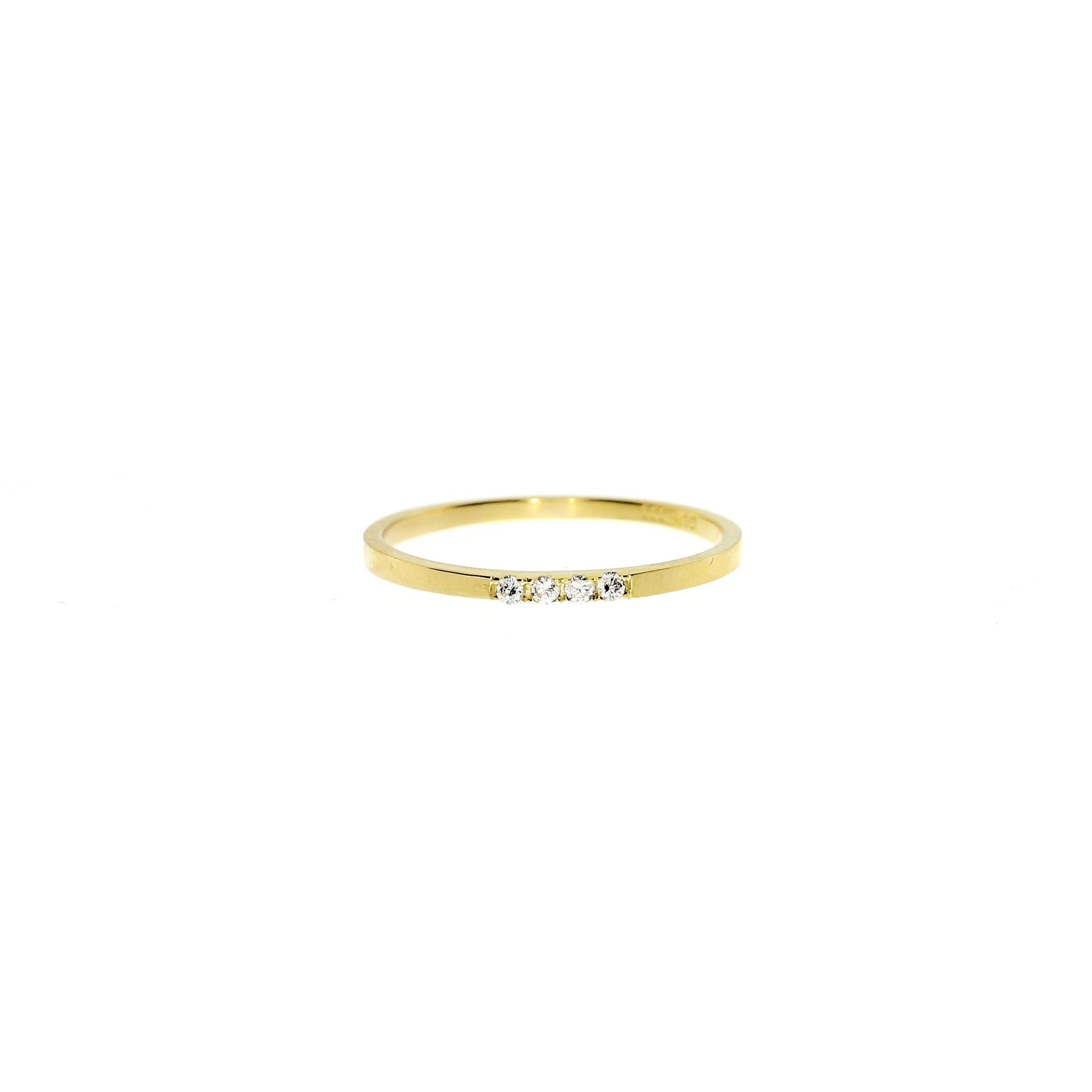 8 Karat Alliance Ring