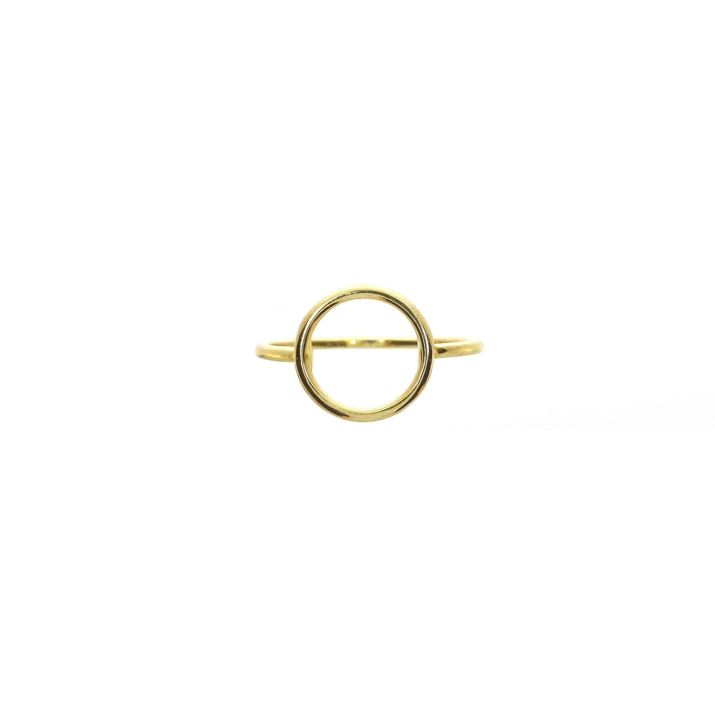 8 Karat Cirkel Ring