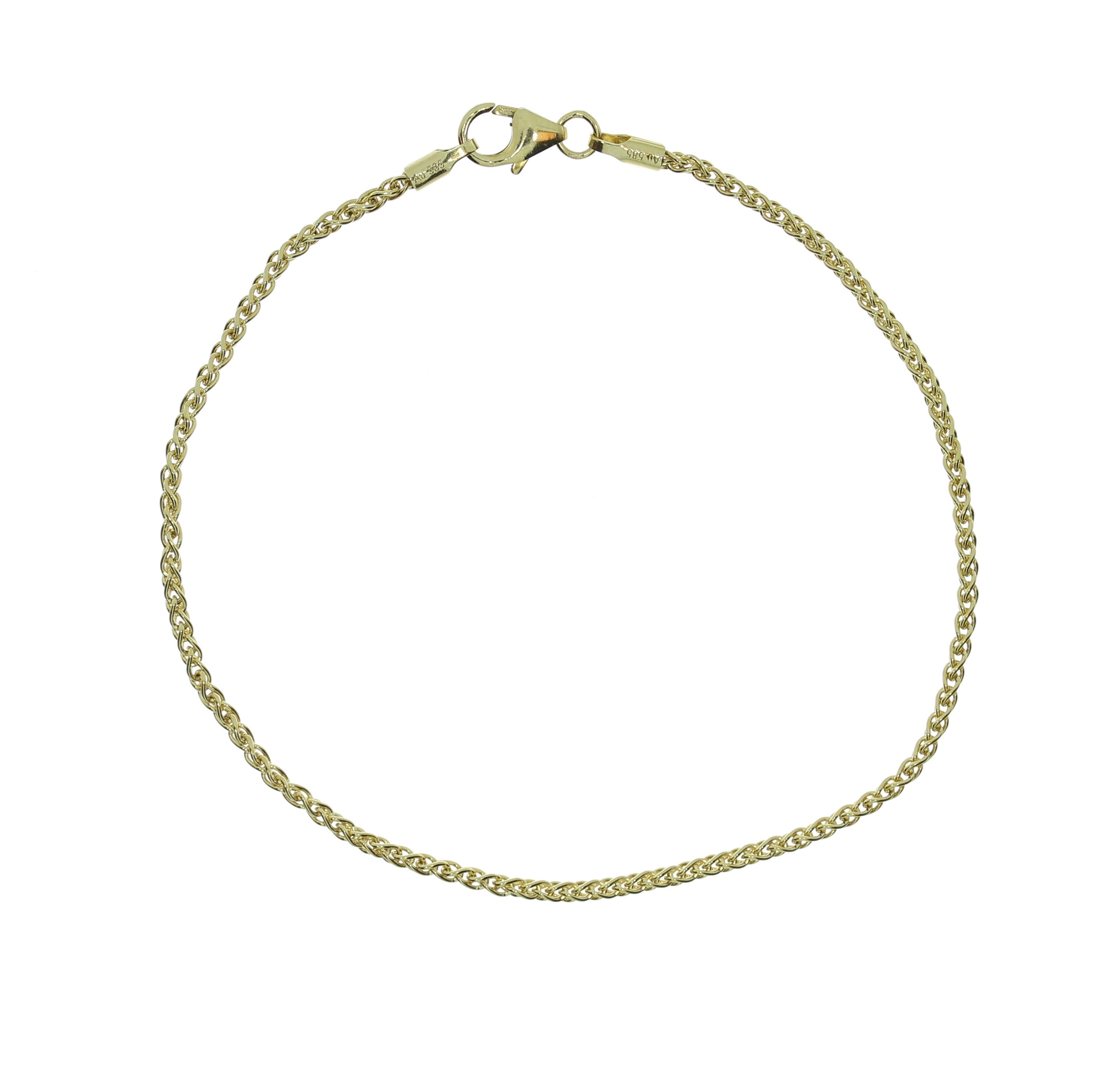 14 Karat Hvede Armbånd
