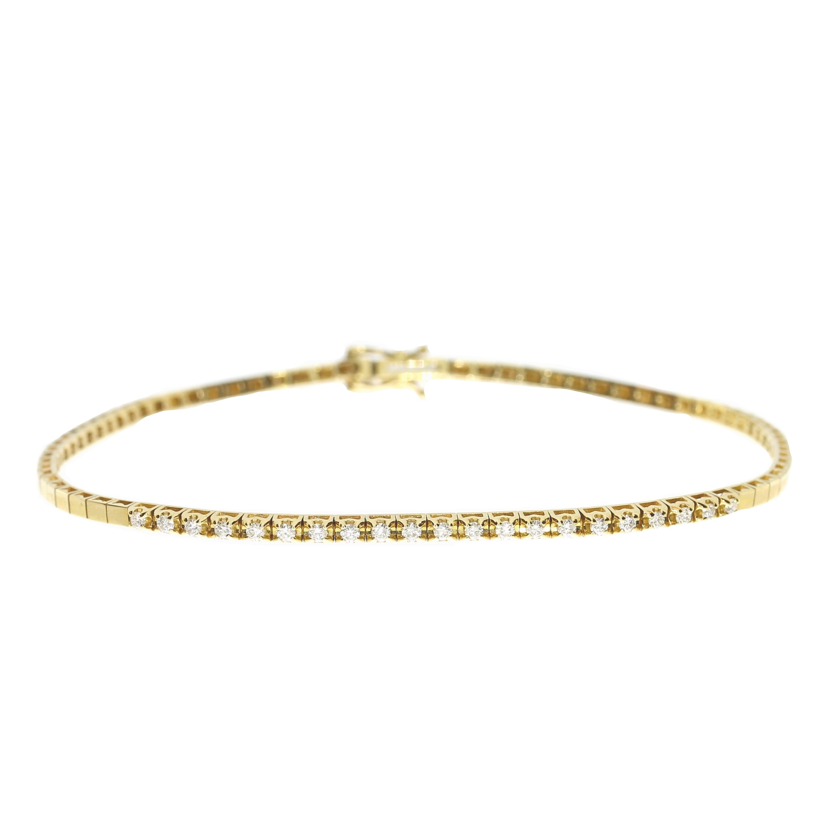 14 Karat Tennisarmbånd 0,33 ct.