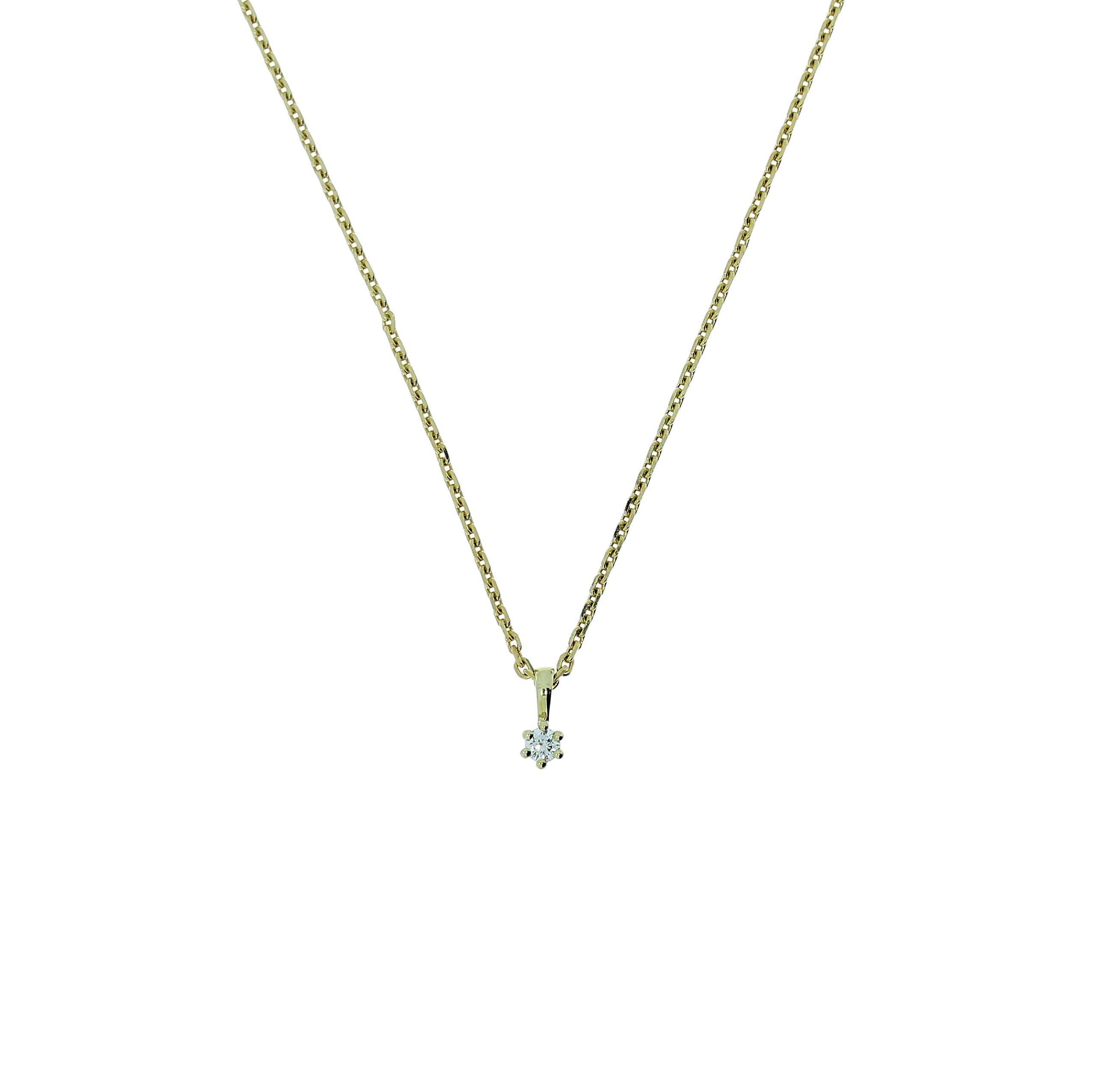 14 Karat Estelle Vedhæng 0,05 ct.
