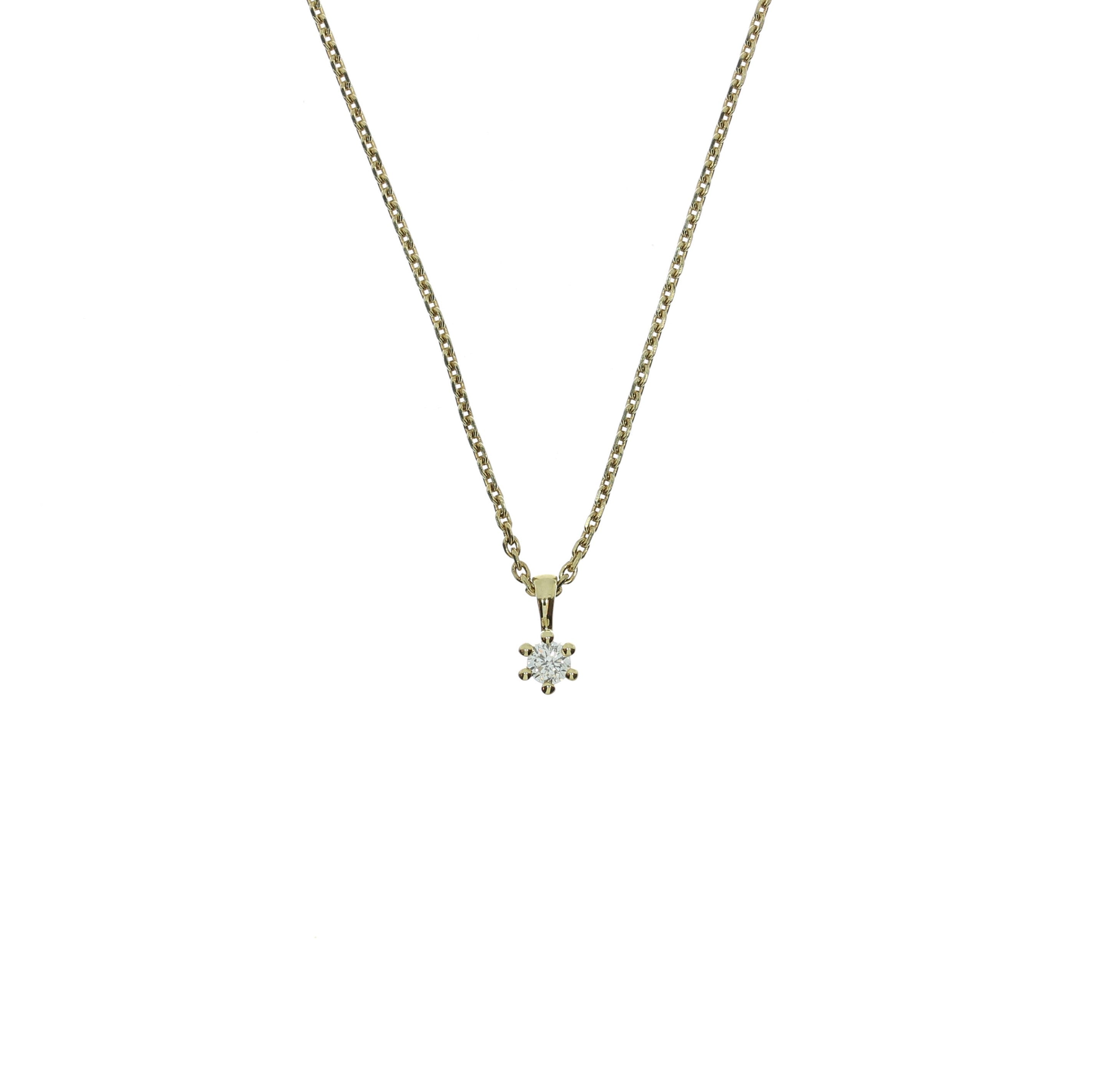 14 Karat Estelle Vedhæng 0,10 ct.