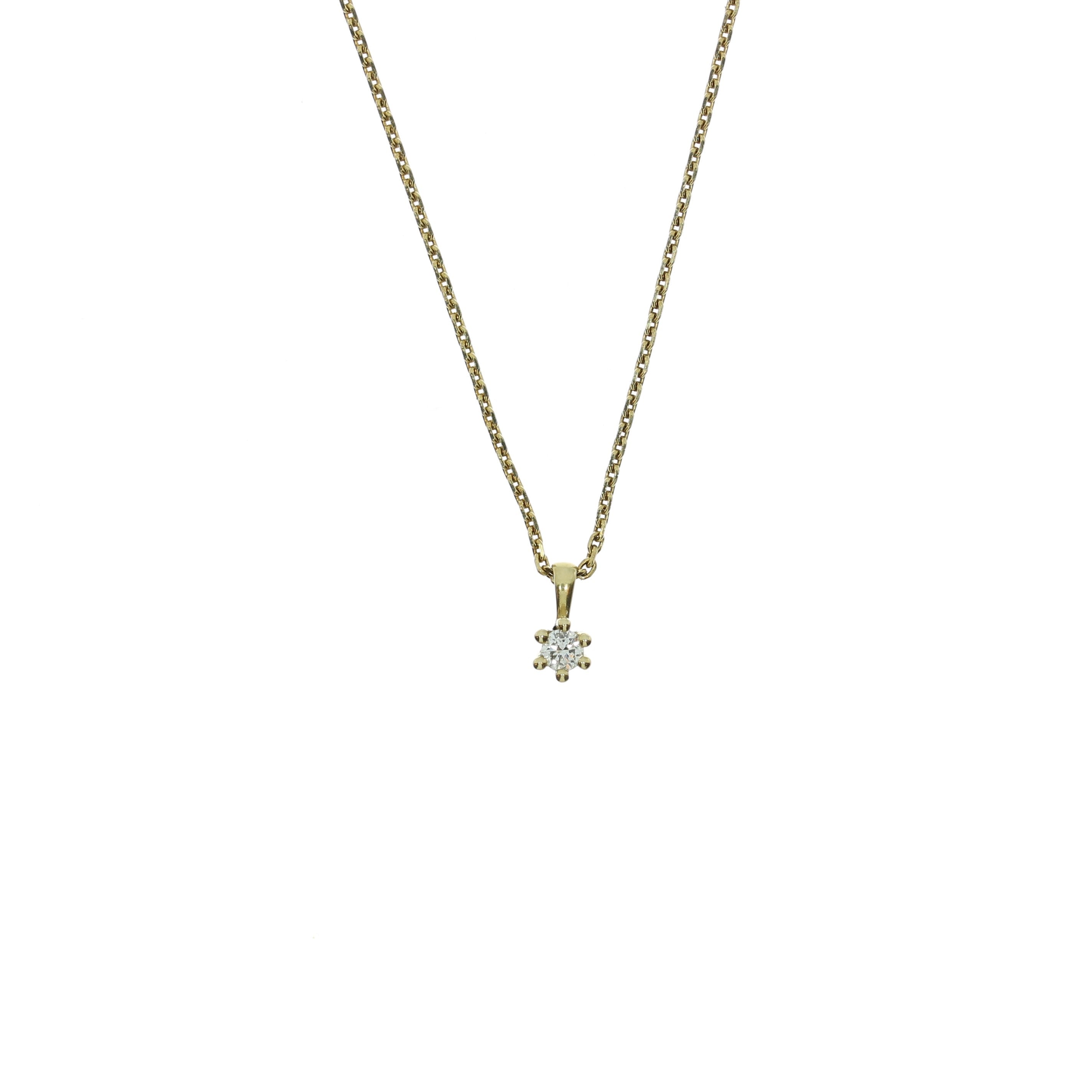 14 Karat Estelle Vedhæng 0,15 ct.