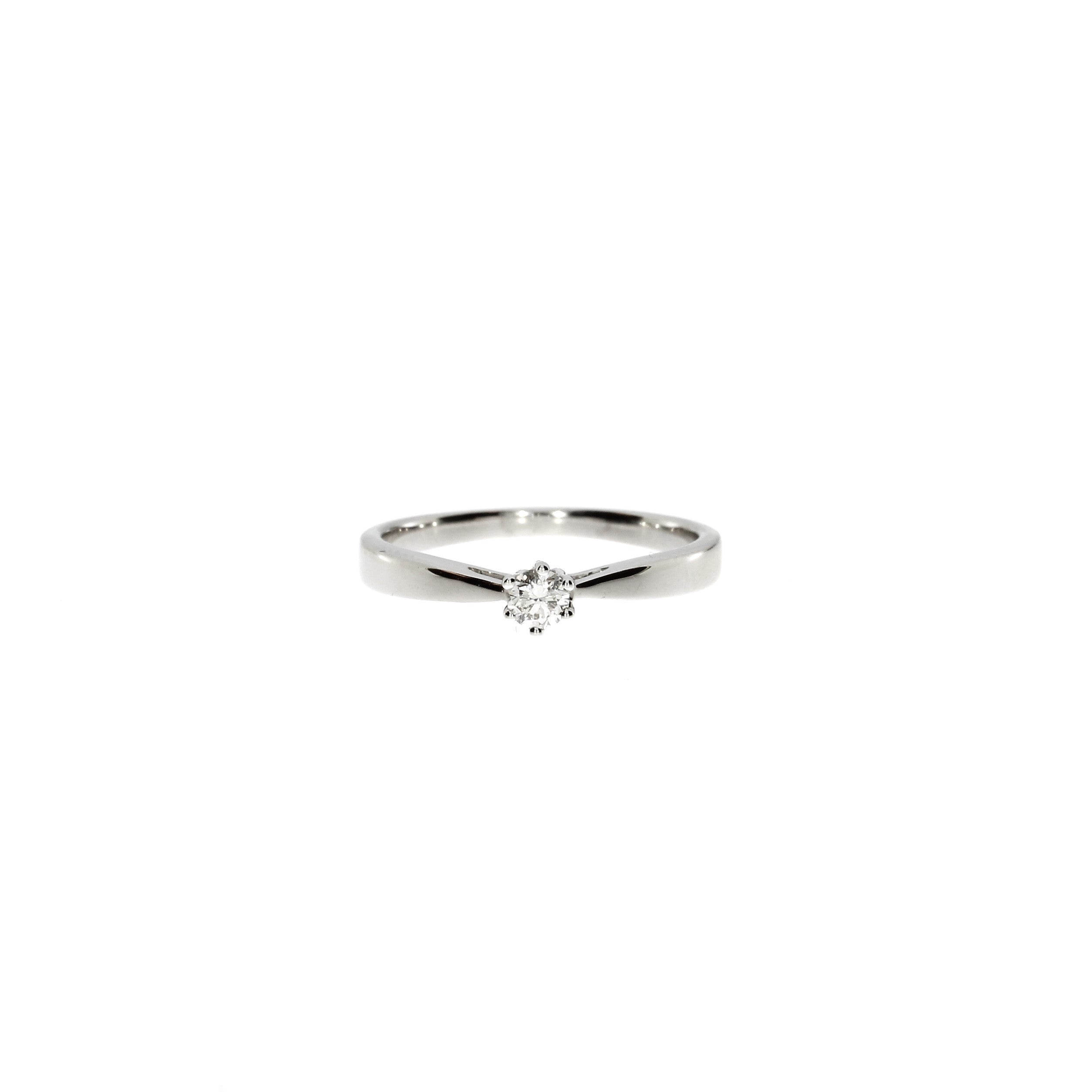 14 Karat Hvidguld Estelle Ring 0,10 ct.