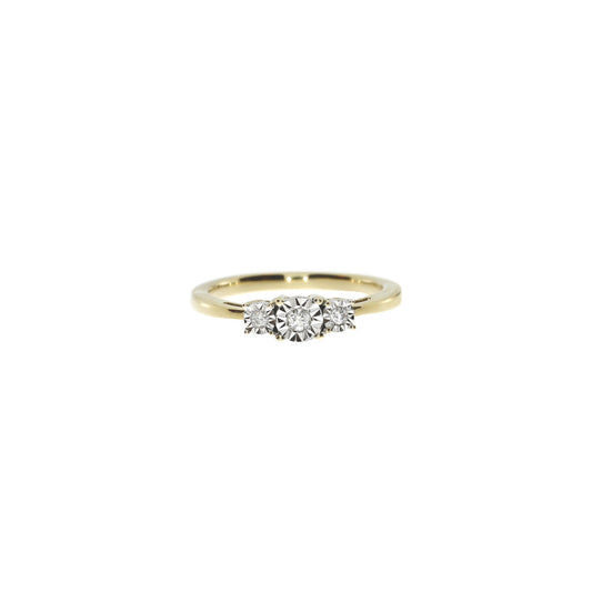 Ring - 14 kt. - Diamant