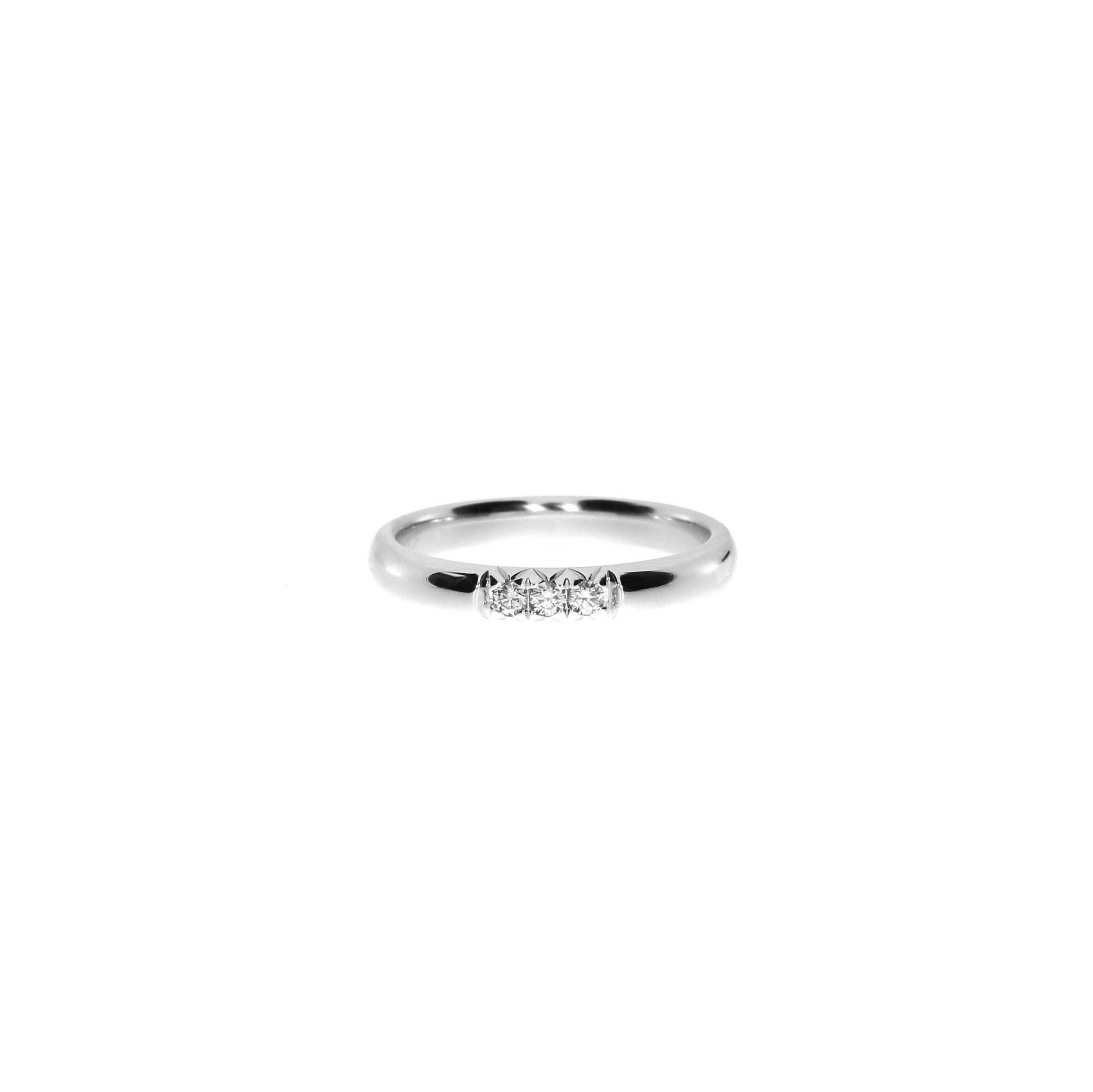14 Karat Hvidguld Gloria Ring 0,09 ct.