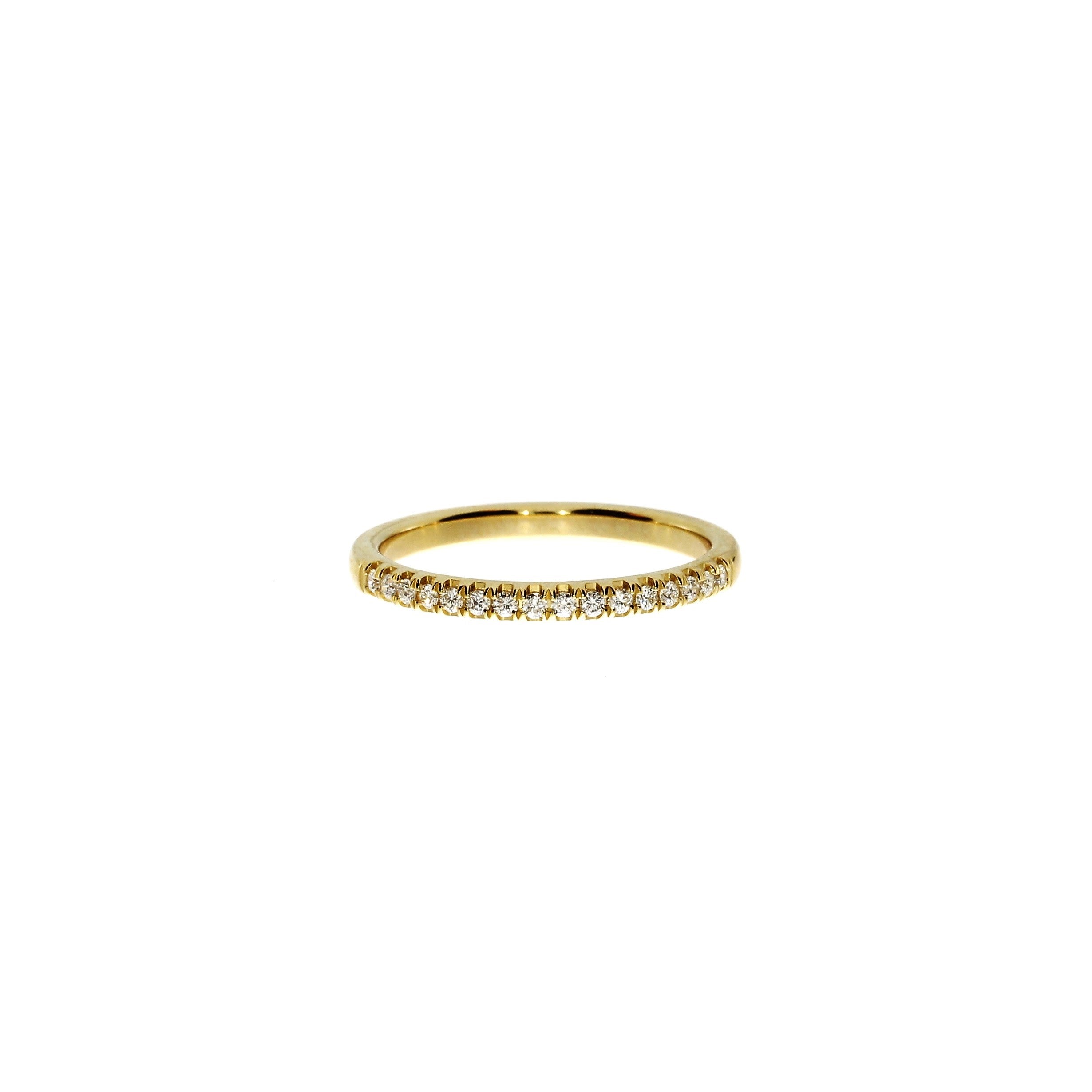 14 Karat Alliancering 0,16 ct.