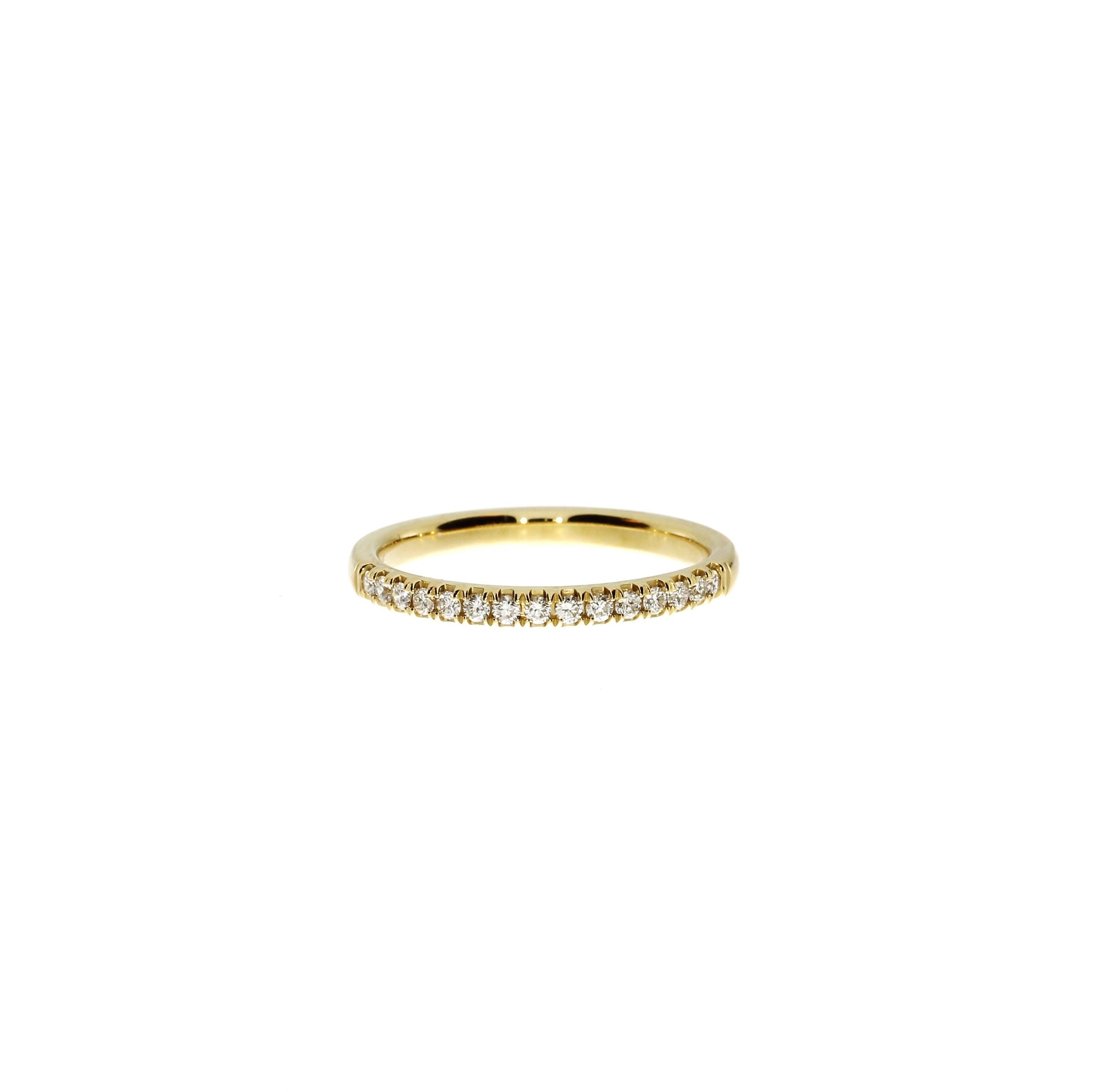 14 Karat Alliancering 0,25 ct.