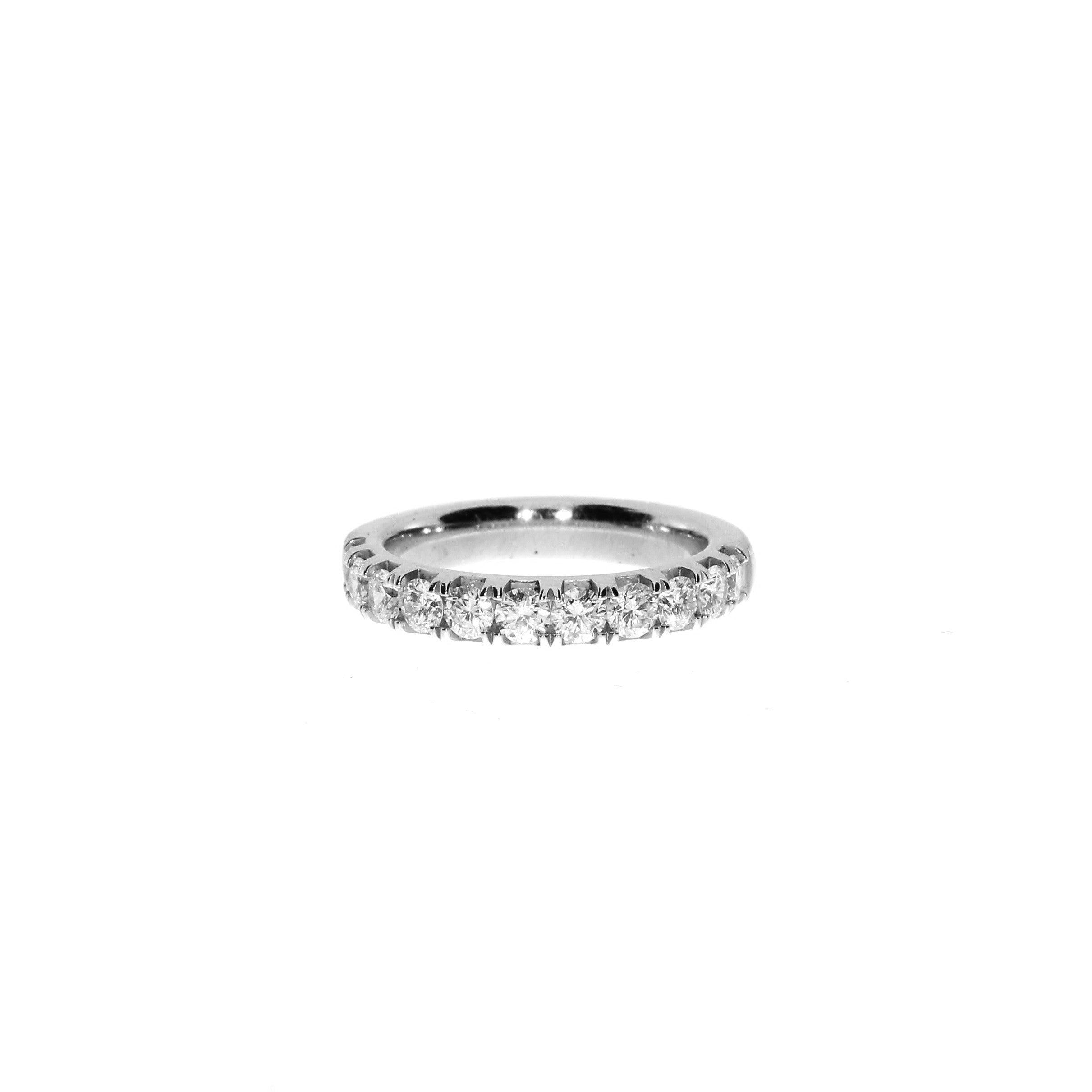 14 Karat Hvidguld Alliance Ring 1,00 ct.